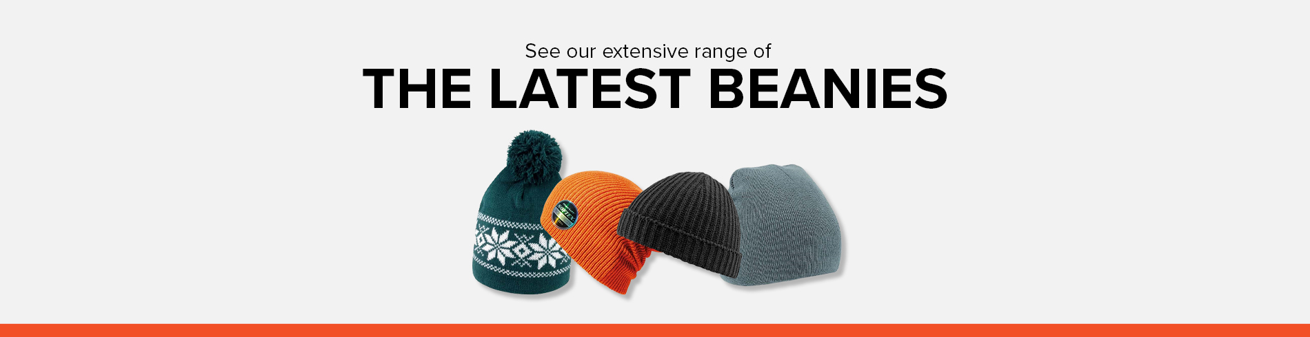 Keep cosy with a warm knitted beanie