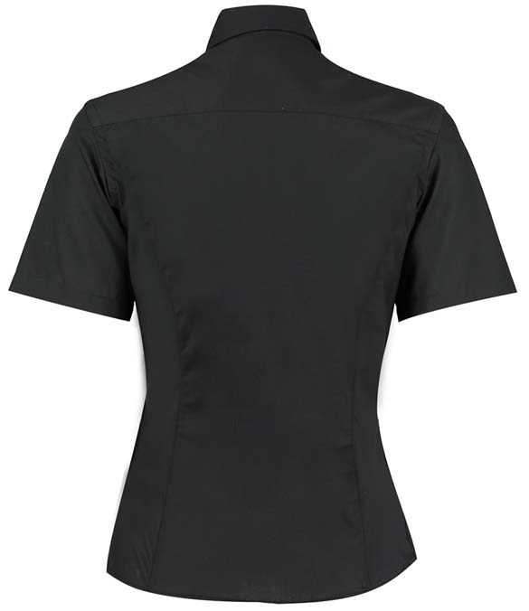 Kustom Kit Ladies Short Sleeve Tailored Business Shirt