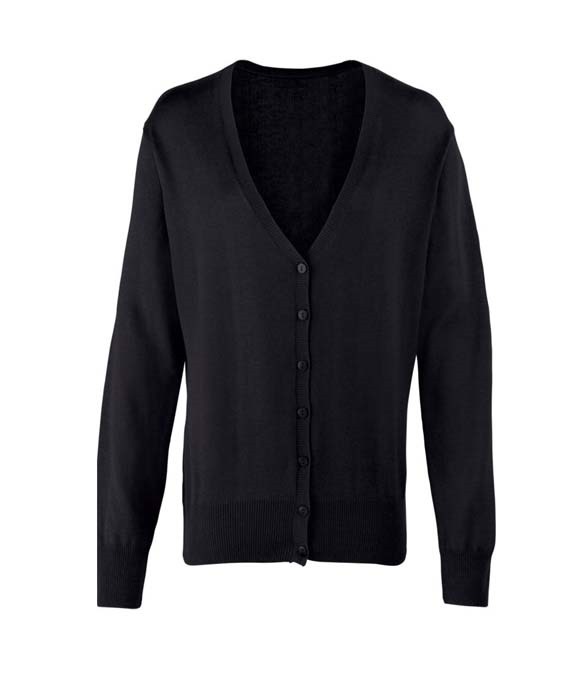 Premier Ladies Cotton Acrylic V Neck Cardigan