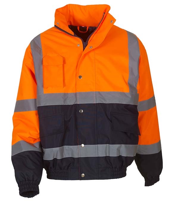 Yoko Hi-Vis Two Tone Bomber Jacket